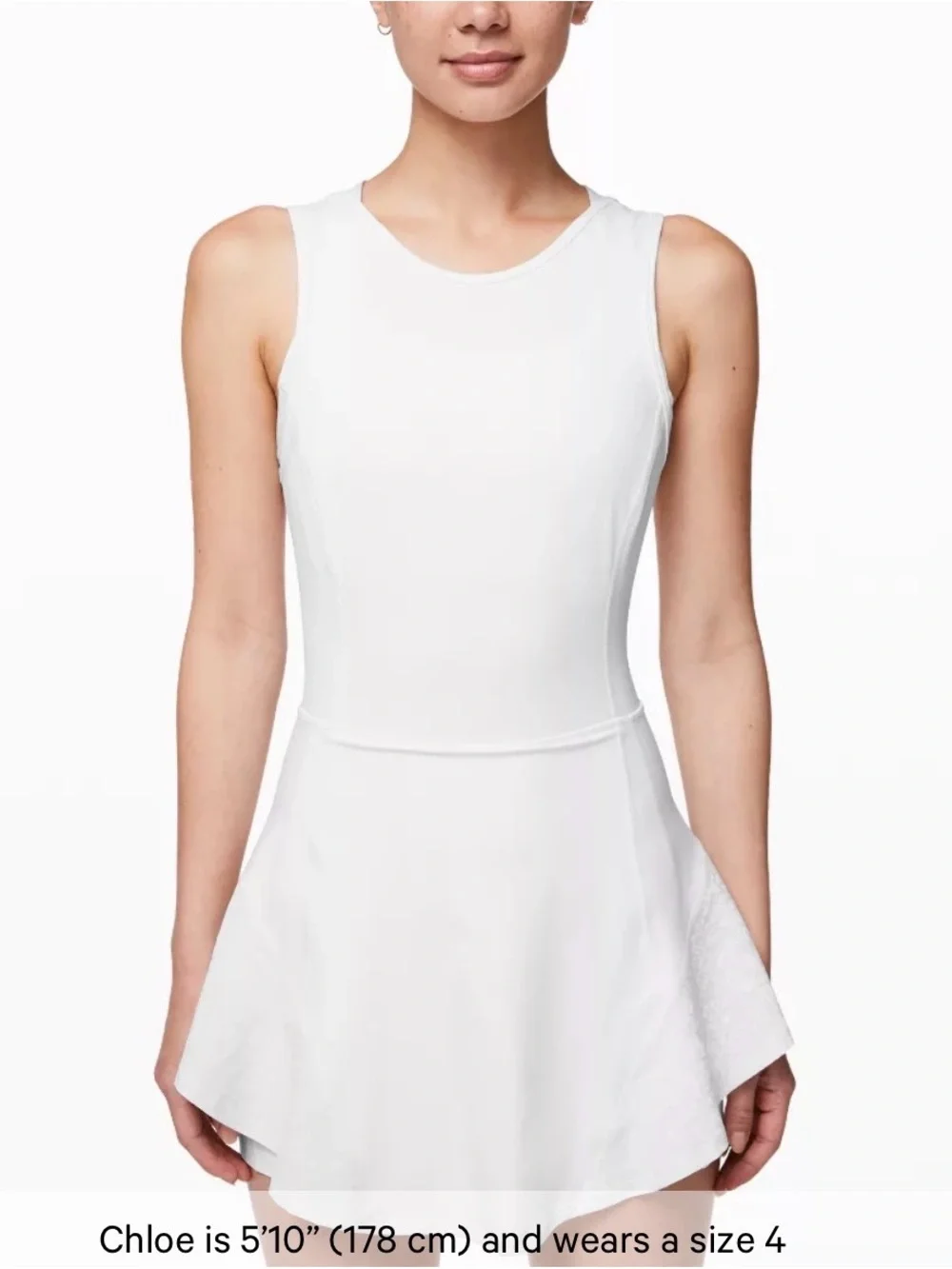 lululemon athletica White Sleeveless Athletic Dress